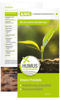 Humus-Preisliste