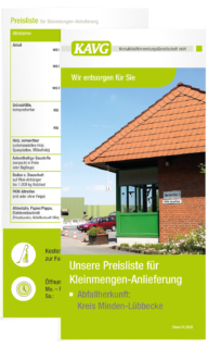 Flyer Preisliste