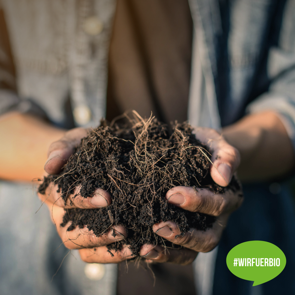 Kompost aus Bioabfall