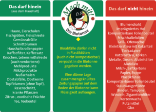 Bioabfall-Trennhilfe