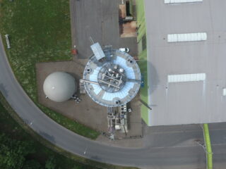 Luftaufnahme Vergärungsanlage Pohlsche Heide