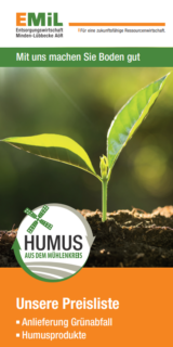 Deckblatt Humus-Preisliste