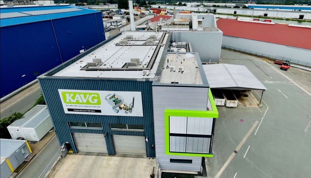 Heizkraftwerk Luftaufnahme