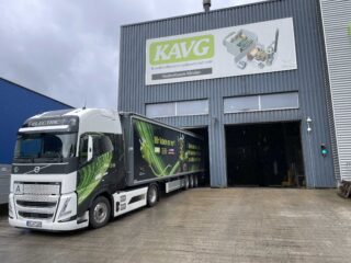 E-LKW am Heizkraftwerk