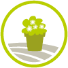 Icon Blumenerde