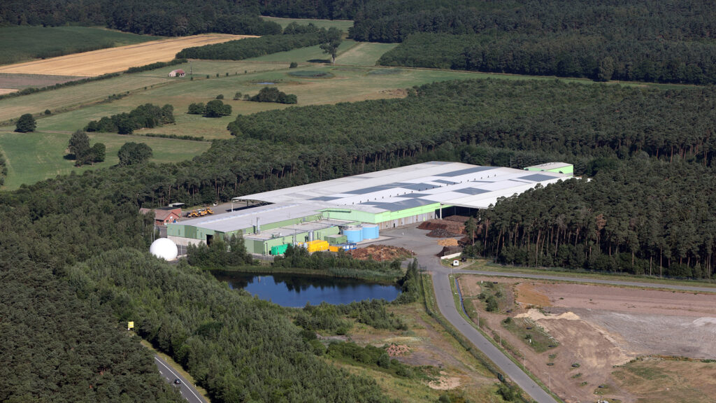 Luftaufnahme Kompostwerk Pohlsche Heide