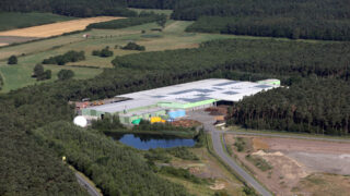 Luftaufnahme Kompostwerk Pohlsche Heide