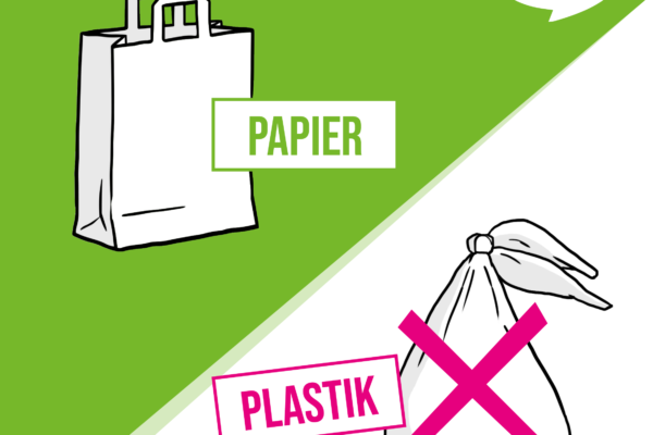 Papier statt Plastik für den Bioabfall